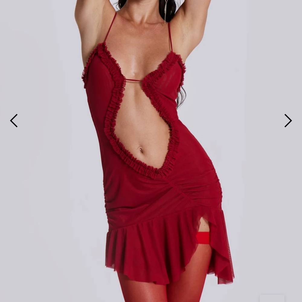 Scarlett Red Mini Fatale Dress